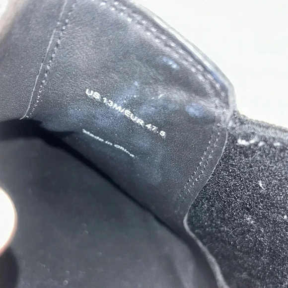 VINCE Bonham men’s boot black EUC ankle pull-on US 13 / EU 47.5 NWOT rubber sole - Picture 7 of 12